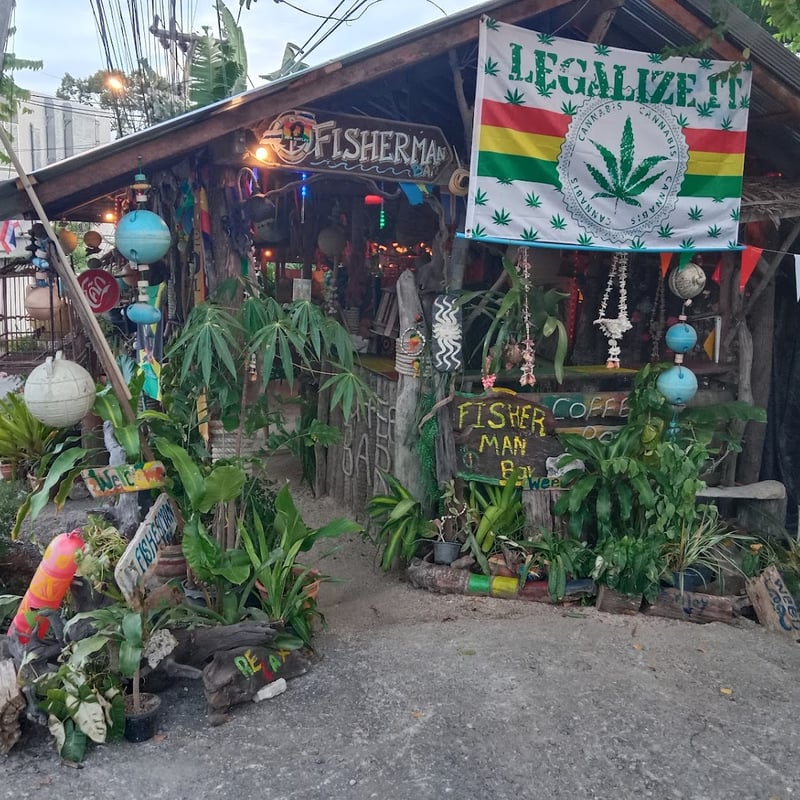 Fisherman's Reggae Bar in Surat Thani, Thailand